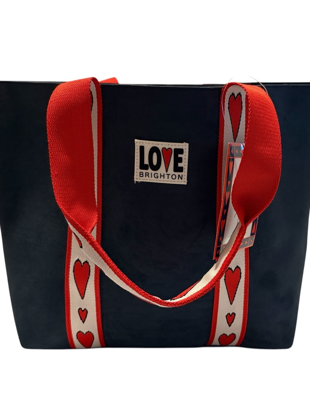 Brighton Limited Edition Velveteen Love Tote Bag - Picture 6 of 10